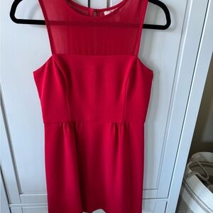 Banana Republic Vibrant Red Mini Dress